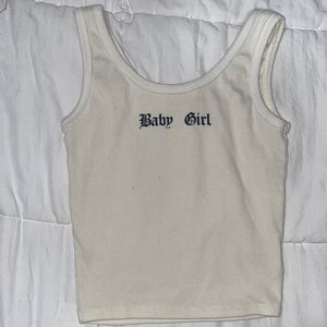 soft baby girl tank top